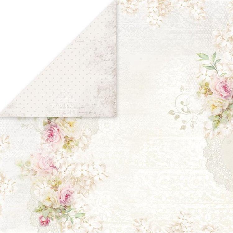 Craft & You Design 12x12 Inch Paper Pad Flower Romance