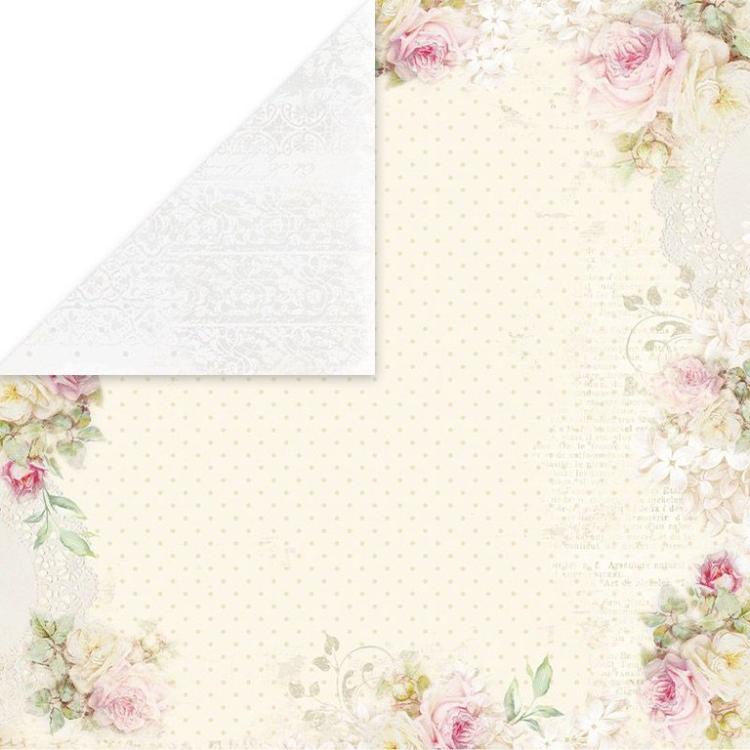 Craft & You Design 12x12 Inch Paper Pad Flower Romance