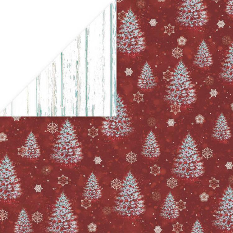 Craft & You Design 12x12 Inch Paper Pad White Christmas