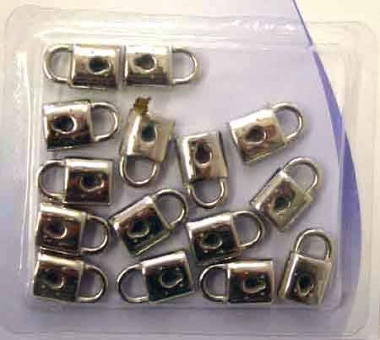 Create and Craft Embellishment Padlocks Silver Metal