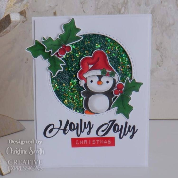 Creative Expressions DL Clear Stamps Santa Penguins #967