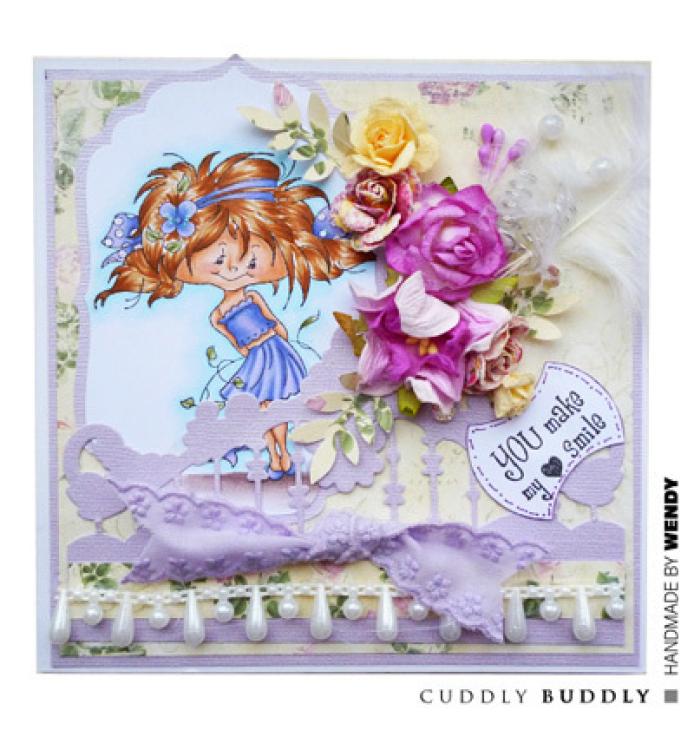 SALE Cuddly Buddly Clearstempel Little Poppets in Love