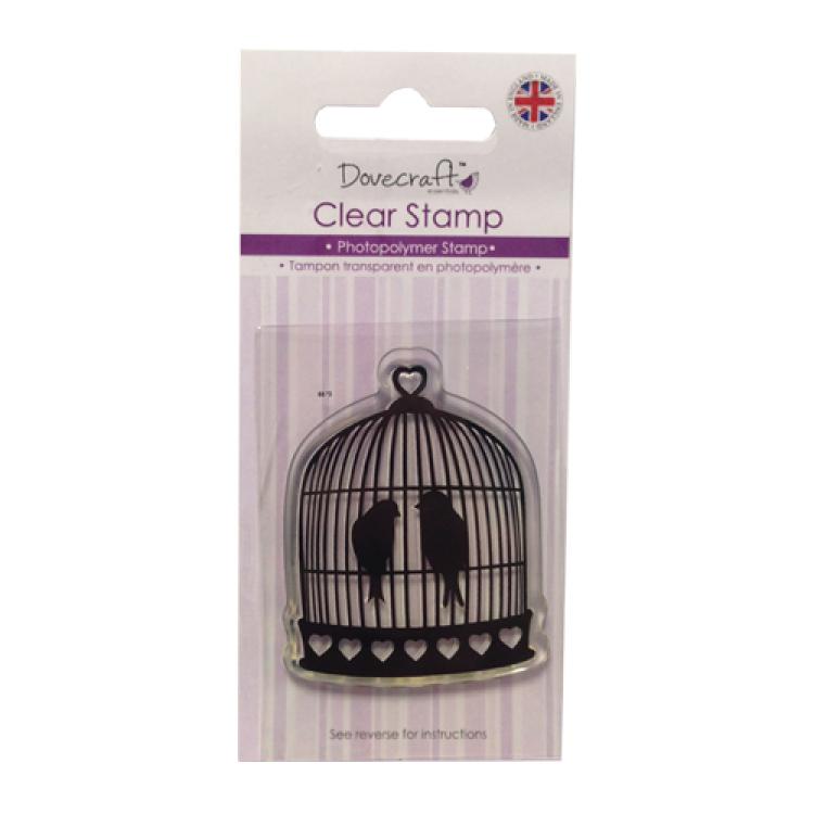 Dovecraft  Clear Stamps - Birdcage