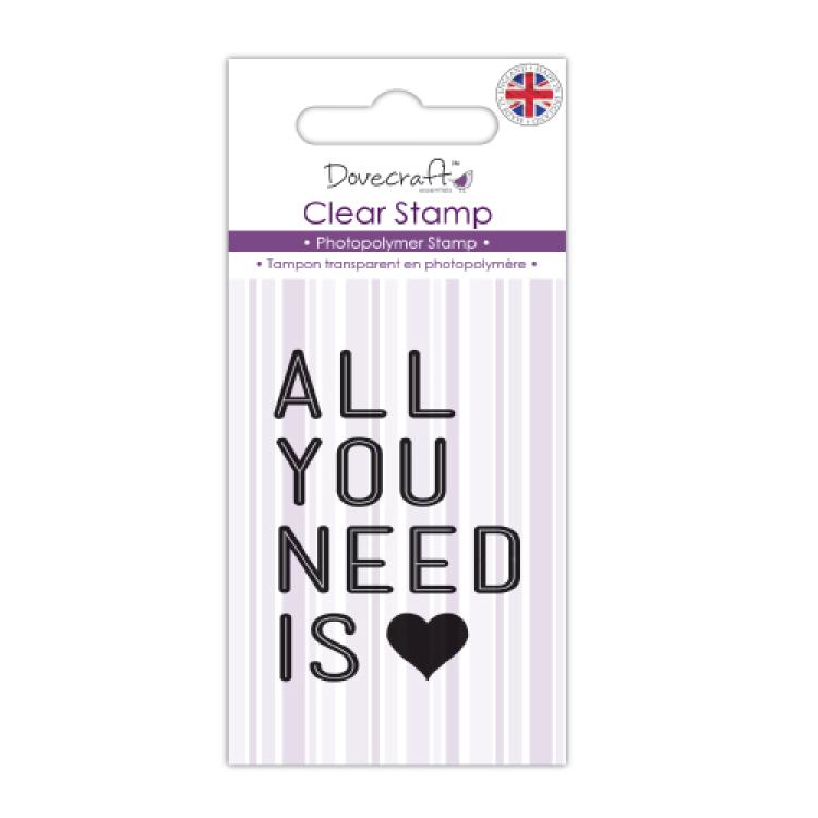 Dovecraft Clear Stamp - All you need