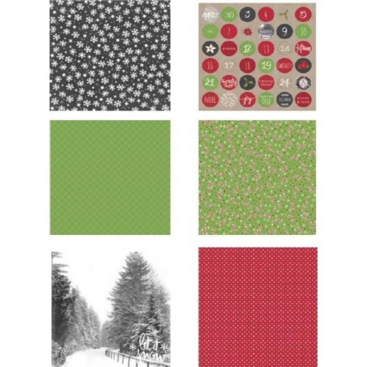DCWV 12x12 Paper Pad Home For The Holidays