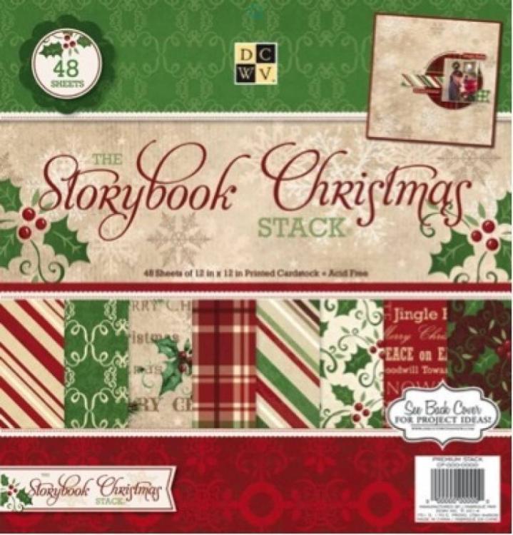 DCWV 12x12 Paper Pad Storybook Christmas