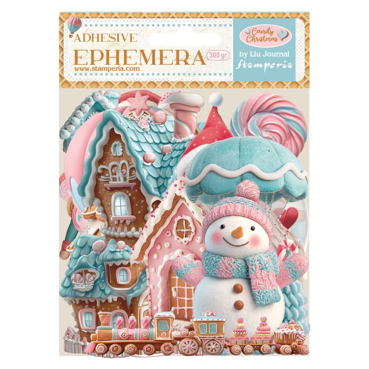 DFLCT66 Stamperia Candy Christmas Ephemera (32 pcs)