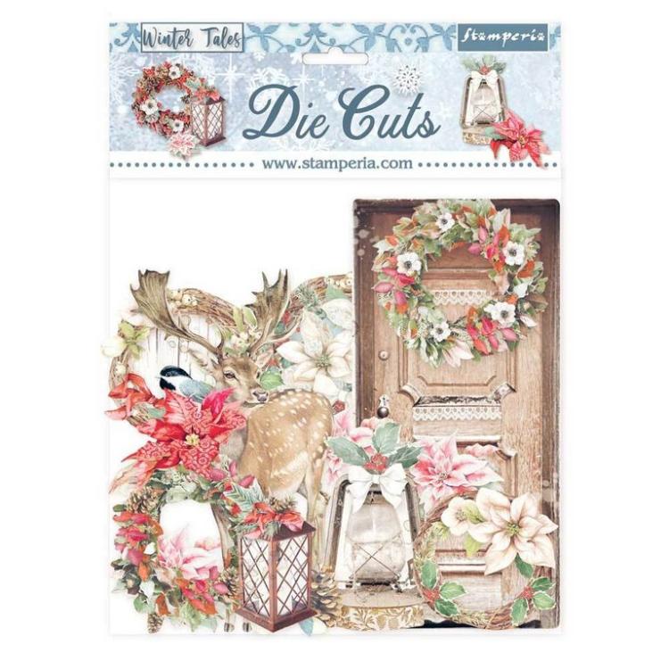 Stamperia Die cuts Winter Tales Christmas DFLDC42