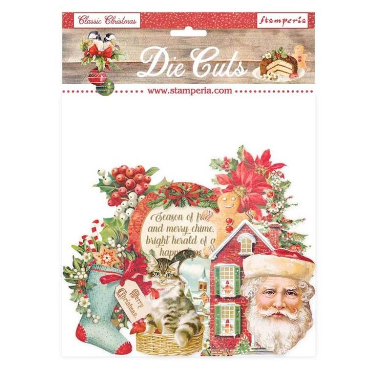 Stamperia Die cuts Classic Christmas DFLDC44