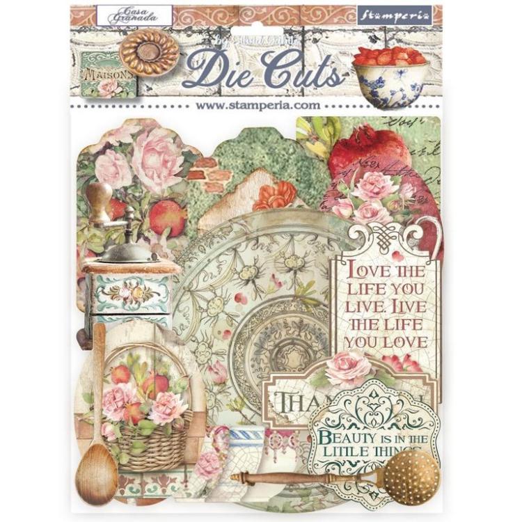 Stamperia Die Cuts Assorted Casa Granada DFLDC53