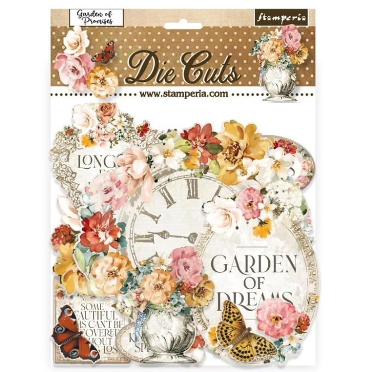 Stamperia Die Cuts Assorted Garden of Promises DFLDC59