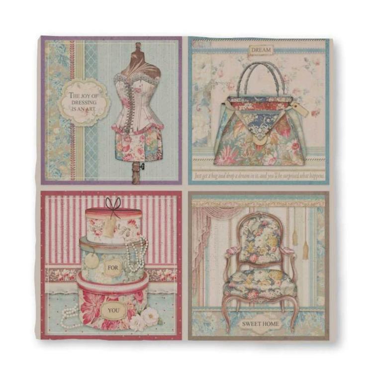 Stamperia Magna Carta Frame Decorations #DFMC44