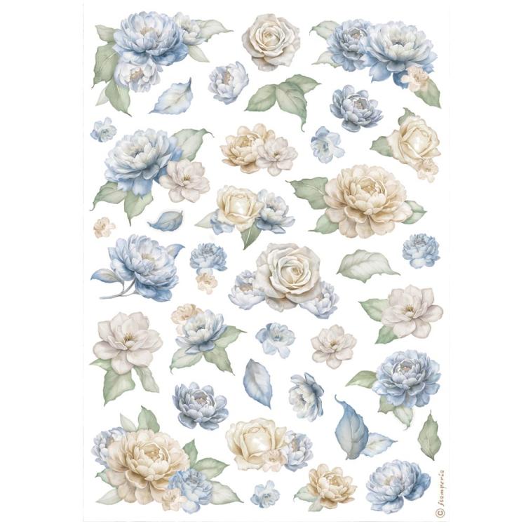 DFSA4XWE Stamperia Timeless A4 Reispapier SET