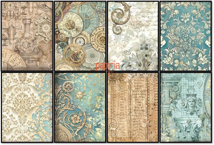 DFSAK6016 Stamperia Sir Vagabond in Fantasy World A6 Rice Paper SET