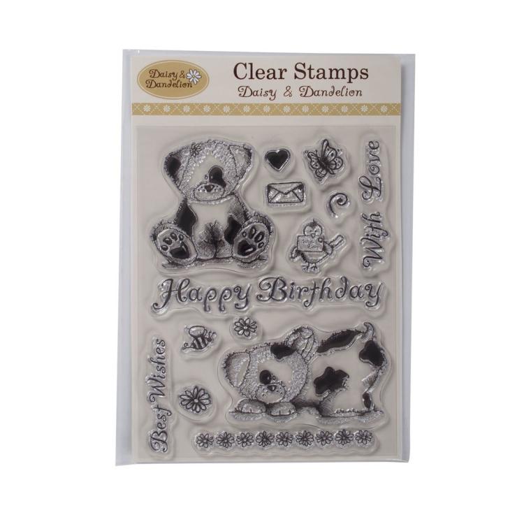 Daisy & Dandelion Clear Stamp