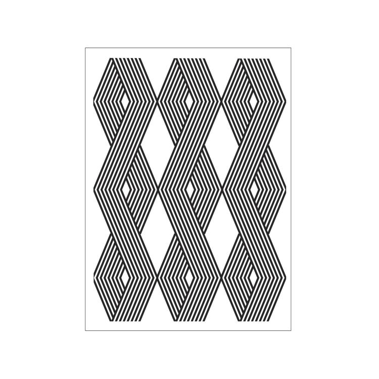 Darice Embossing Folder Vertical Cable Pattern #283