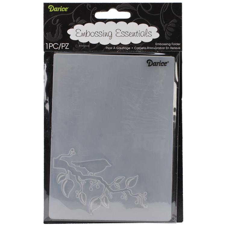 Darice Embossing Folder Bird On Branch