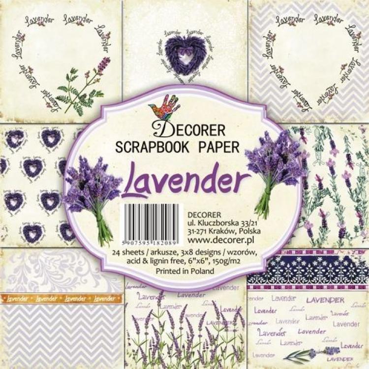 #431 Decorer 6x6 Paper Pad Lavender