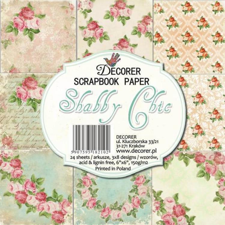 #501 Decorer 6x6 Paper Pad Shabby Chic