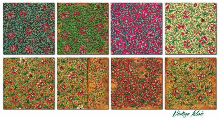 #216 Decorer 6x6 Paper Pad Vintage Fabric