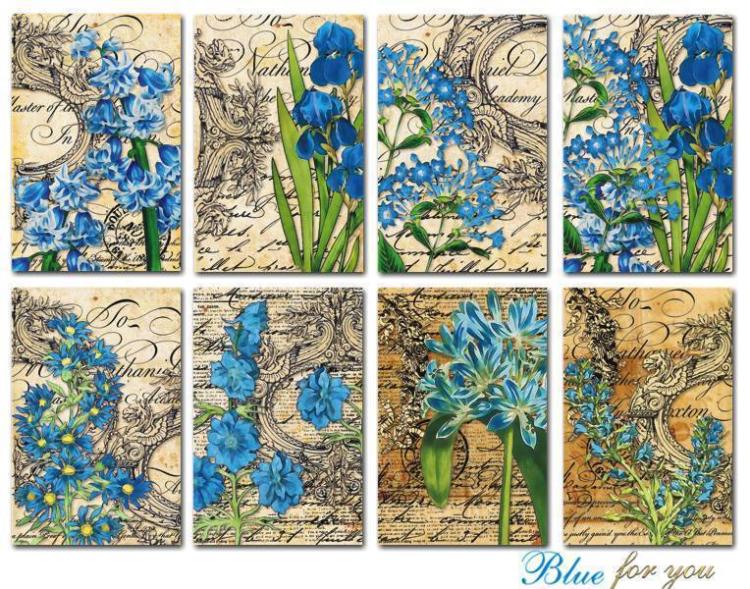 #51 Decorer Mini Scrapbook Paper Set Blue for You