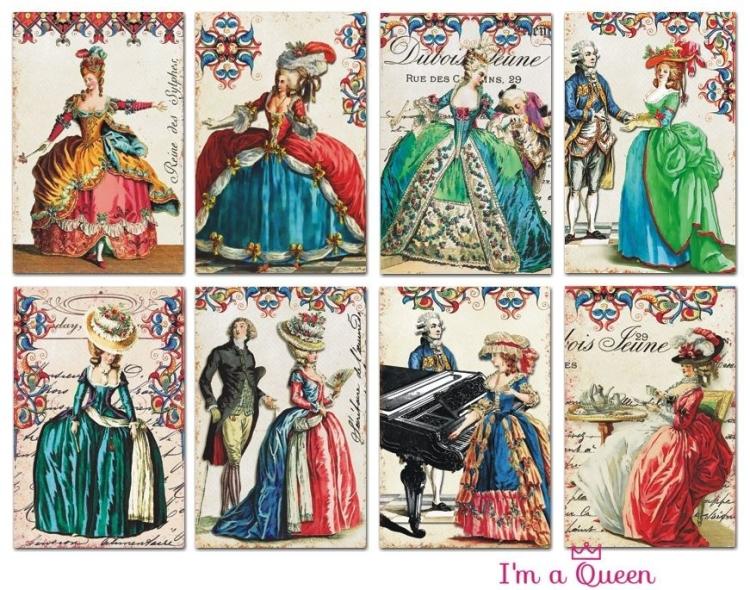 #75 Decorer Mini Scrapbook Paper Set I´m a Queen