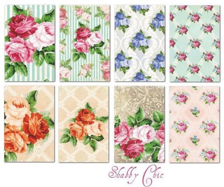 #32 Decorer Mini Scrapbook Paper Shabby Chic