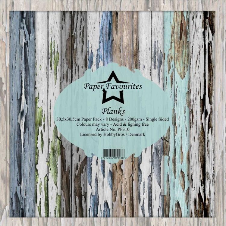 Dixi Craft 12x12 Paper Pack Planks #310