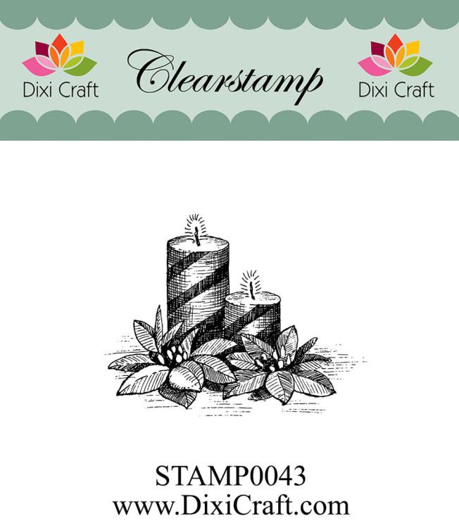 Dixi Craft Clearstempel Kerzen