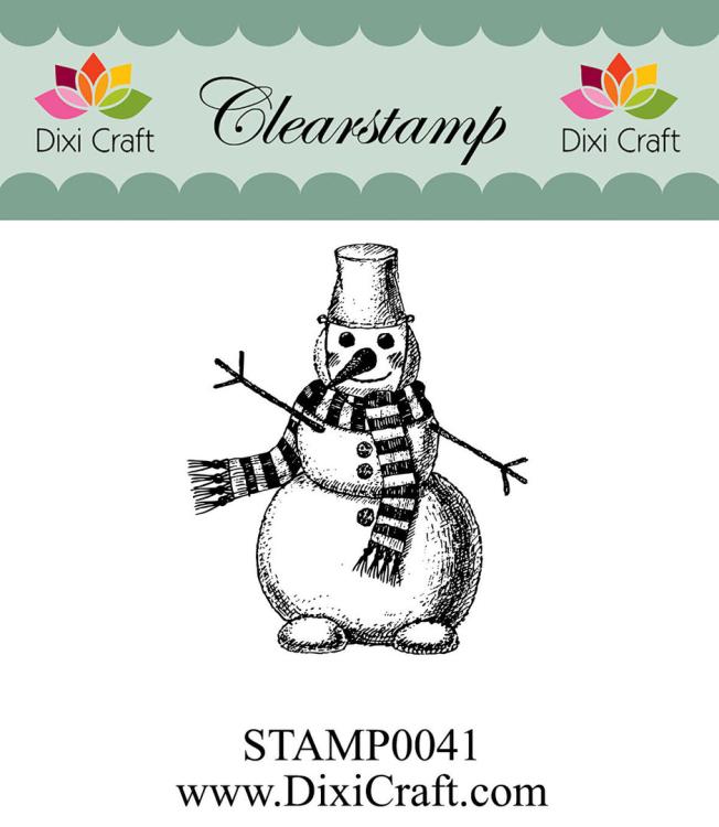 Dixi Craft Clearstempel Schneemann