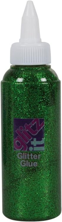 DoCrafts Glitz It Glitter Glue Field Green