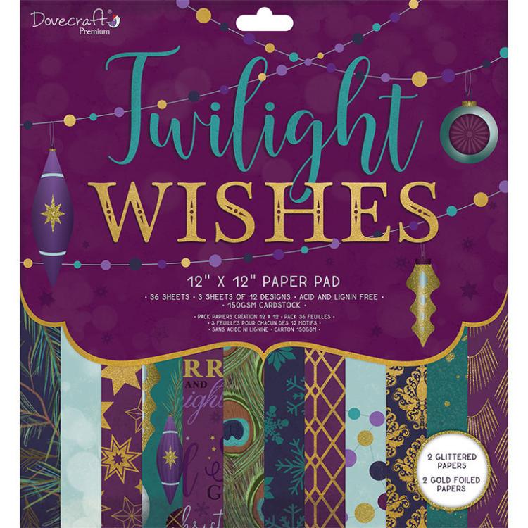 Dovecraft 12x12 Paper Pack Twilight Wishes #PAP148