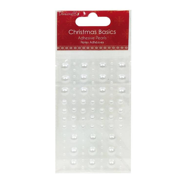 Dovecraft Christmas Basics Pearls White