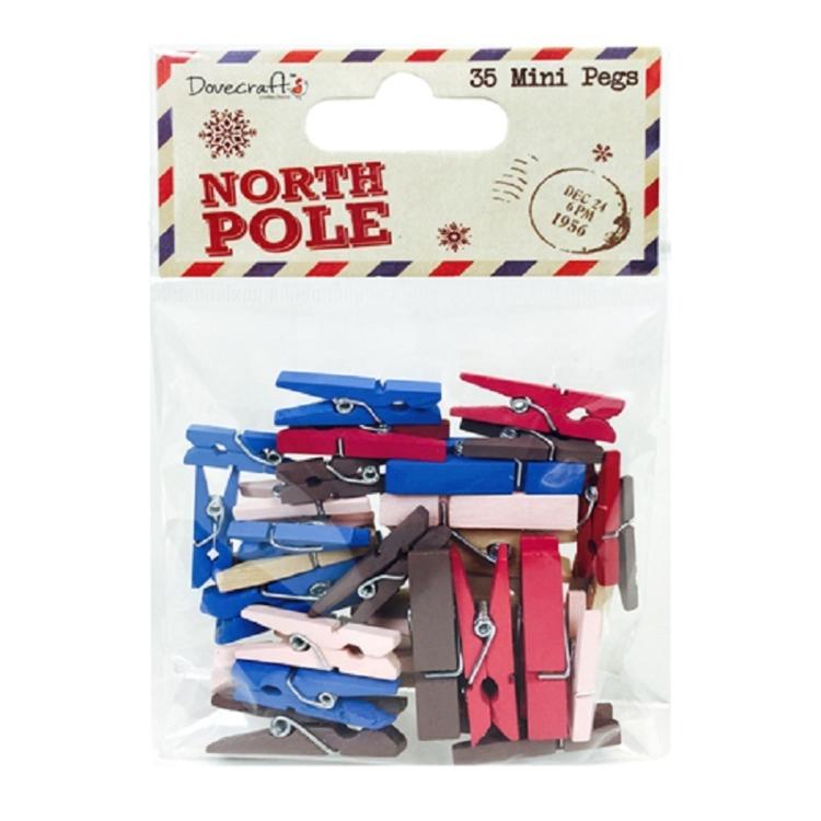 Dovecraft North Pole Mini Pegs #DN001