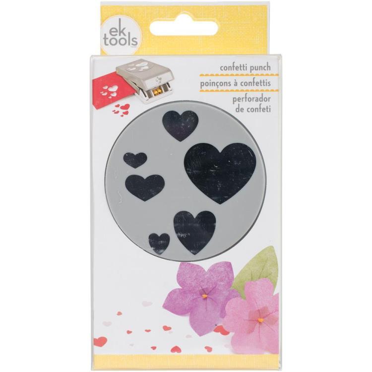 EK Success Large Stanzer Confetti Hearts