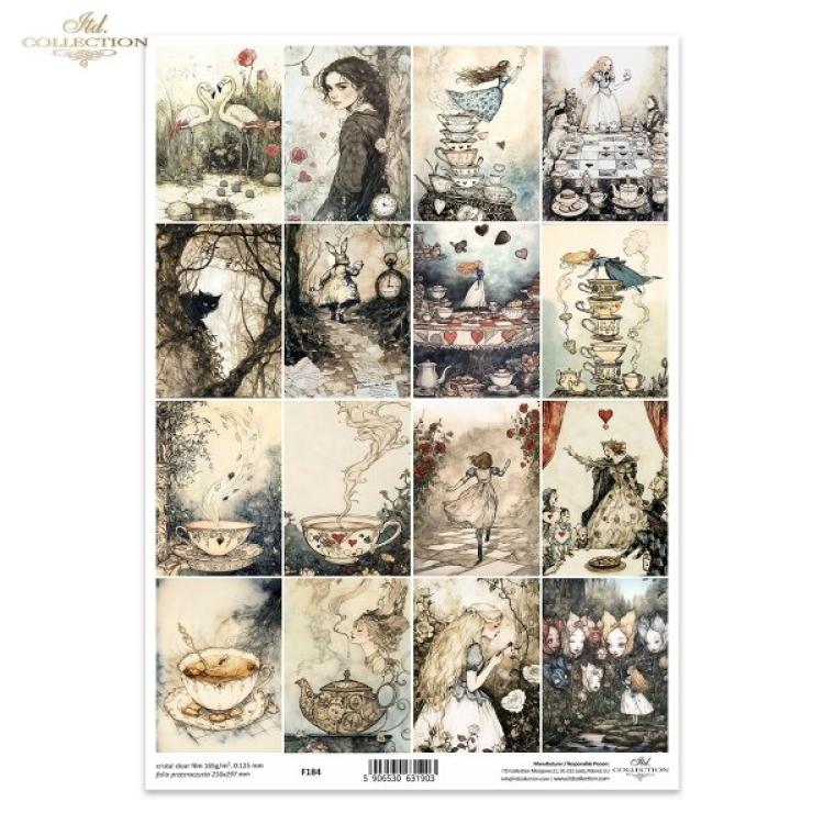 F184 ITD Collection Alice's Magic A4 Crystal Clear Film