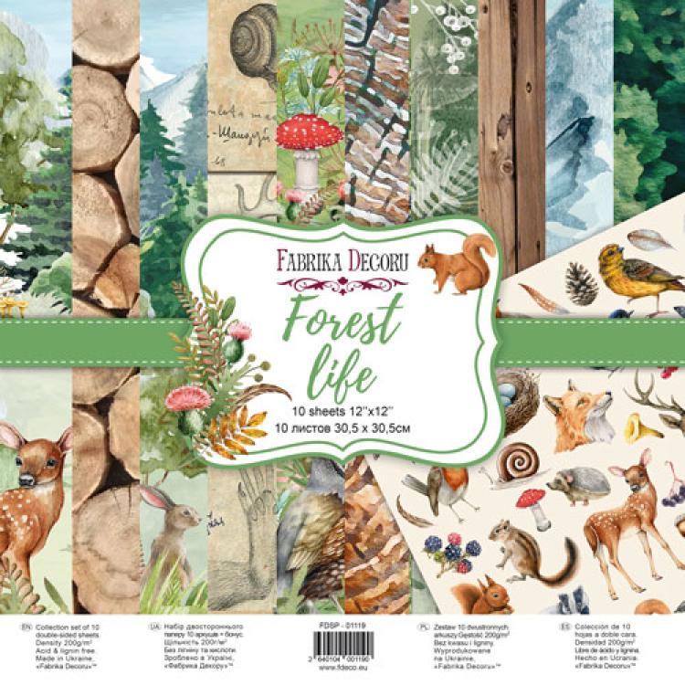 Fabrika Decoru 12x12 Paper Pack Forest Life