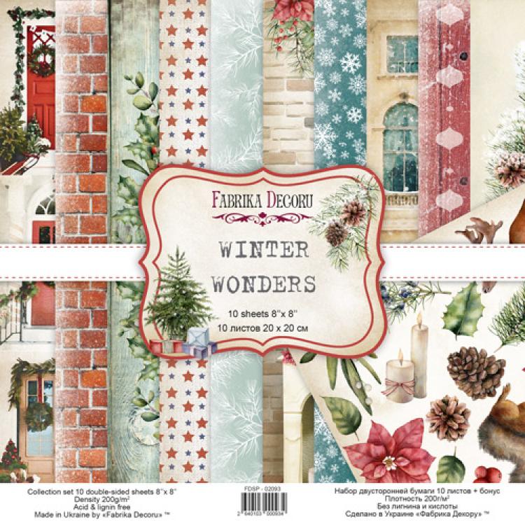 Fabrika Decoru 8x8 Paper Pack Winter Wonders