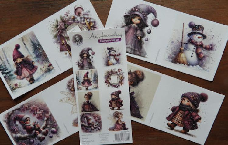 Fairybells 3D Christmas Lila Set 16