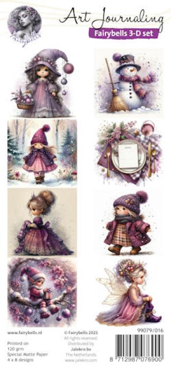 Fairybells 3D Christmas Lila Set 16