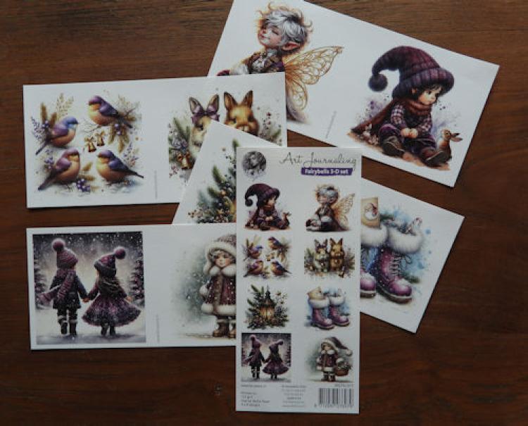 Fairybells 3D Christmas Lila Set 17