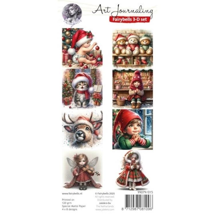 Fairybells 3D Christmas Red Set 15