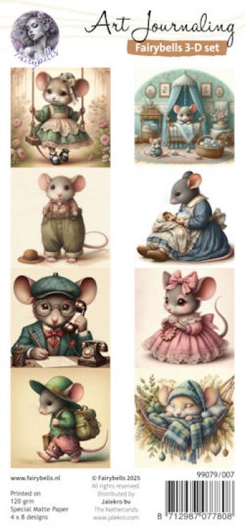 Fairybells 3D Mice Set 07