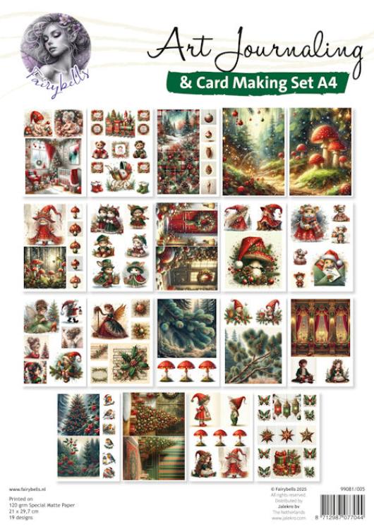 Fairybells Art Journaling Set A4 Christmas 05