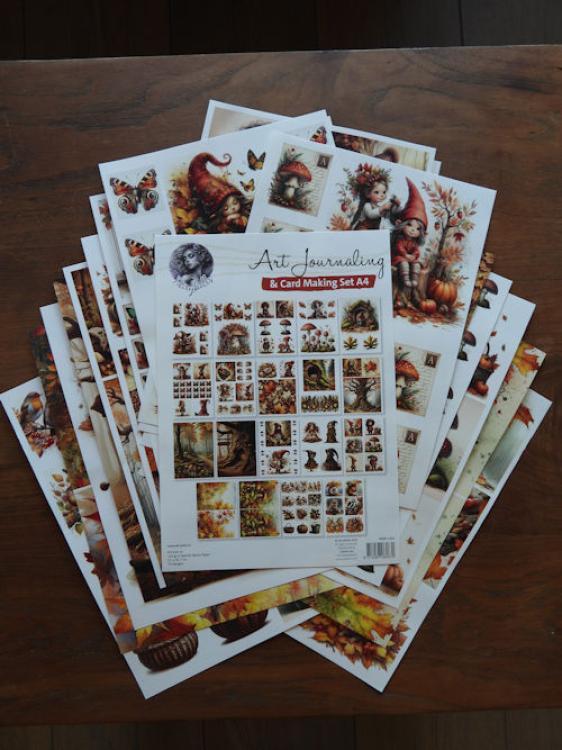 Fairybells Art Journaling Set A4 Herbst 04
