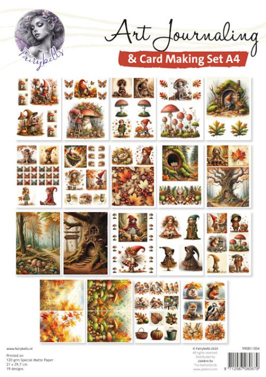 Fairybells Art Journaling Set A4 Herbst 04