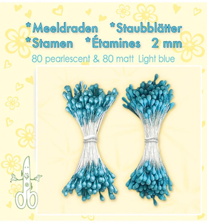 Flower Stamens Staubblätter Matt & Pear Light Blue