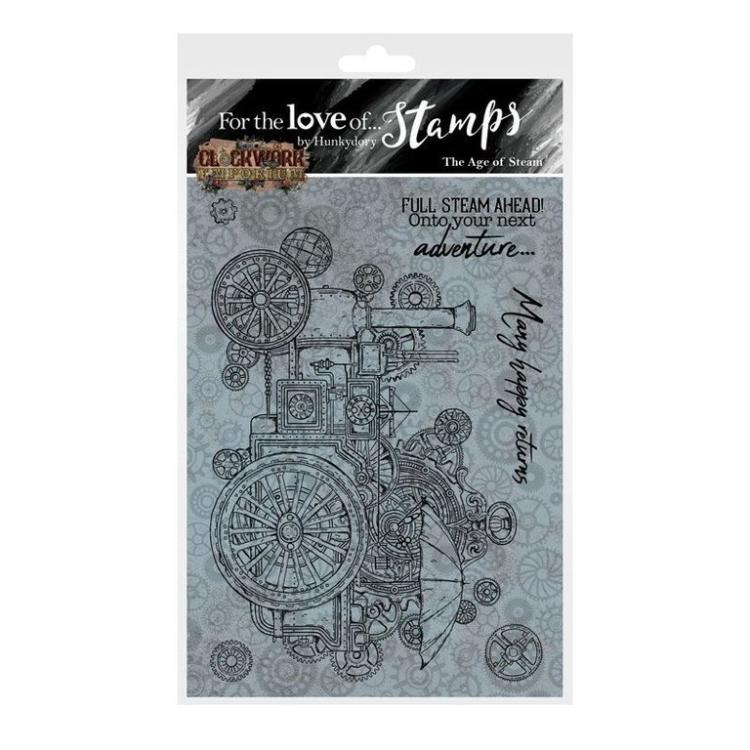 For the Love of Stamps A6 Stamp Set The Age of Steam