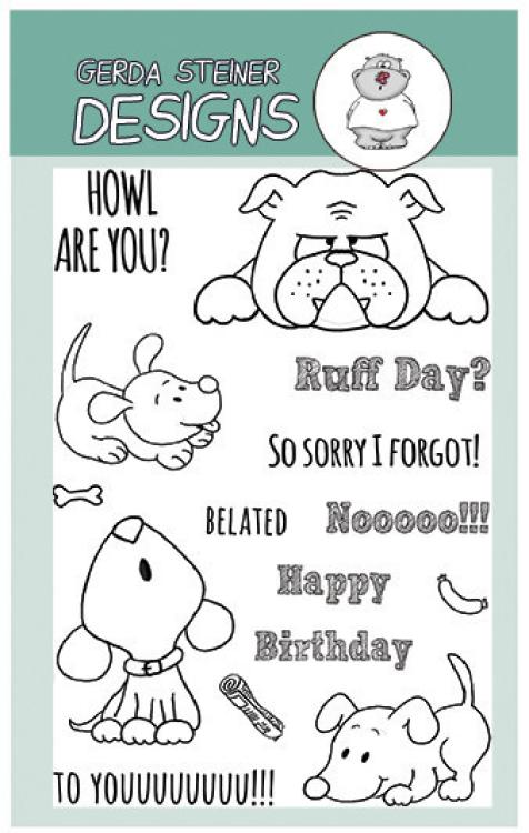 Gerda Steiner Design Stamp Howl are you? Puppy
