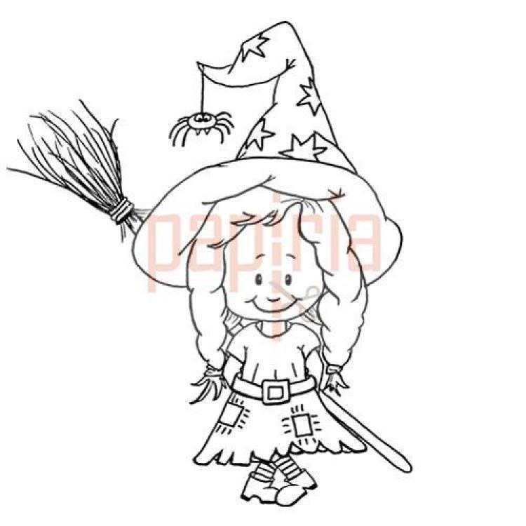 Gerda Steiner Design Stamp Little Witch